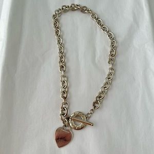 Tiffany heart tag necklace
